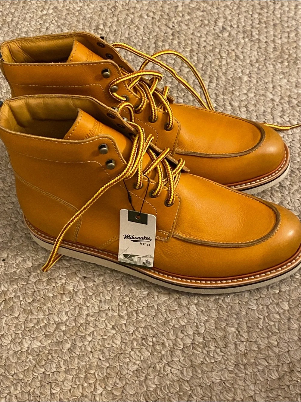 Milwaukee Boot Company Men’s Bradford Moc Toe Boot NWT